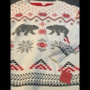 Target Mossimo Nordic Sweater  Winter Polar Bear